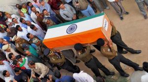 Indian soldier martyred tricolor