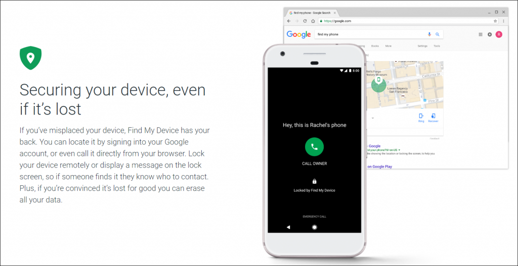 Google Play Protect Find My Phone