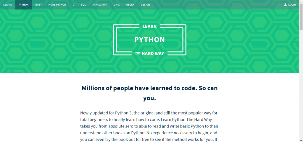Learn Python Hard Way eBook