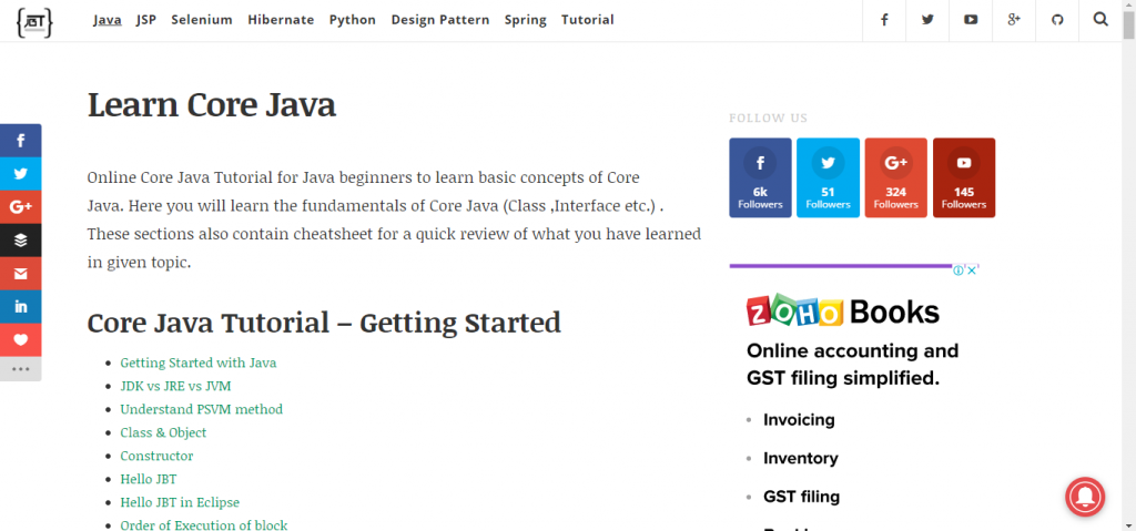 Java Beginners Tutorial