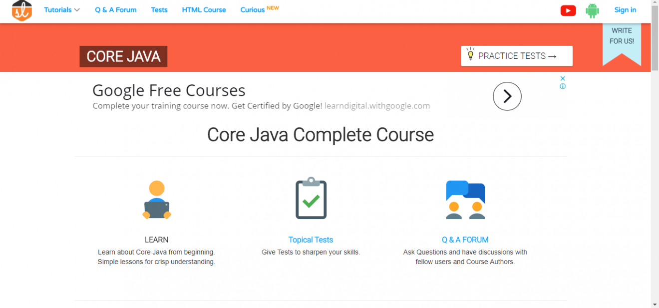 best website to learn java