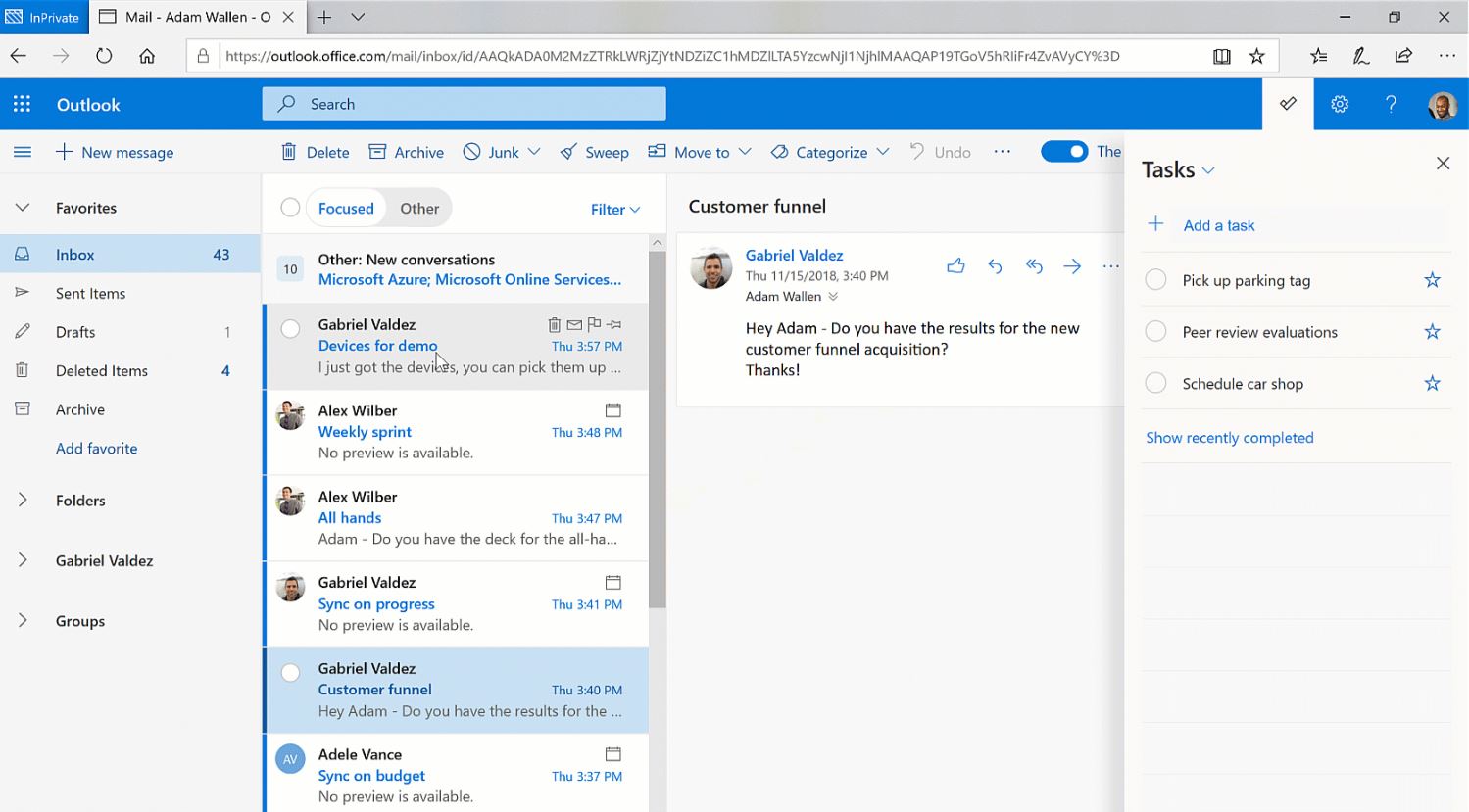 outlook web mail
