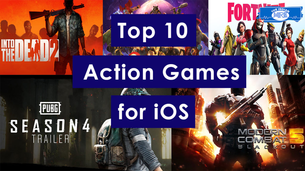 List of most popular, top 10 action games for iOS to play on iPhone