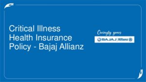 The Bajaj Allianz Medical Policy sells both online and offline Health Insurance policies.