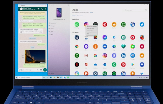 Microsoft's 'Your phone' app will let you run Android apps on Windows