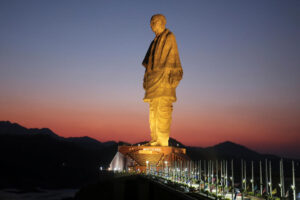 The Statue of Unity is a colossal statue of Indian statesman and independence activist Sardar Vallabhbhai Patel