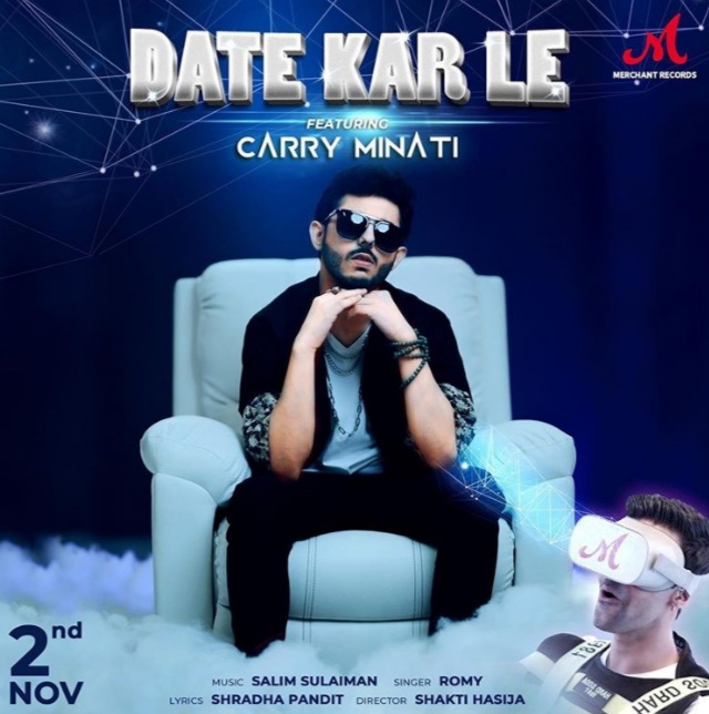 First Poster of CarryMinati Aka Ajey Nagar With Salim Merchant For New Music Video
