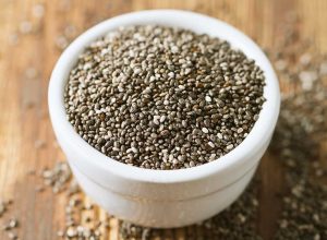 Small oval seeds that are mostly black or white are Chia seeds.