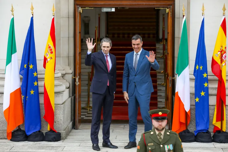 Leaders of Spain and the Republic of Ireland. Image credits by Paul Faith/ AFP